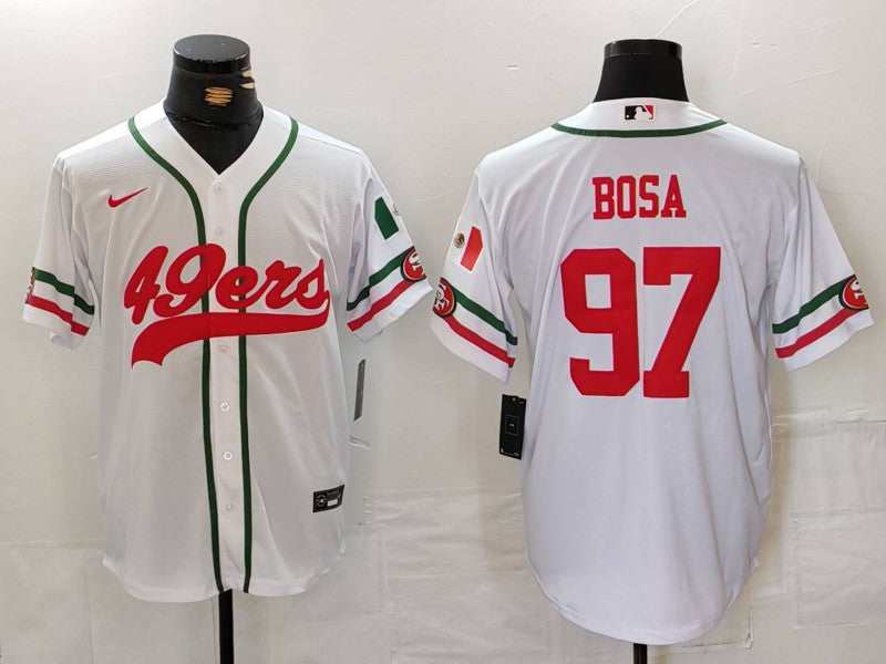 Men's San Francisco 49ers Nick Bosa White Player Jersey