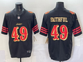 Men's San Francisco 49ers The Faithful Black 2025 Rivalries Collection Game Jersey