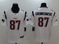 Men's New England Patriots Rob Gronkowski White Game Jersey
