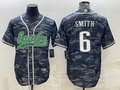 Men's Philadelphia Eagles DeVonta Smith Grey Camouflage Game Jersey Joint Edition