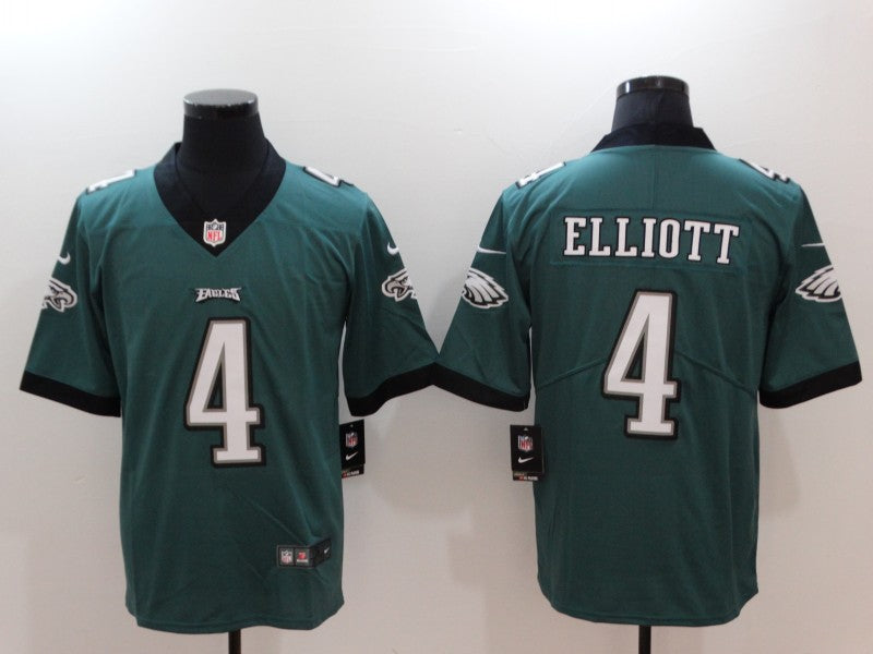 Men's Philadelphia Eagles Jake Elliott #4 Midnight Green Game Jersey1