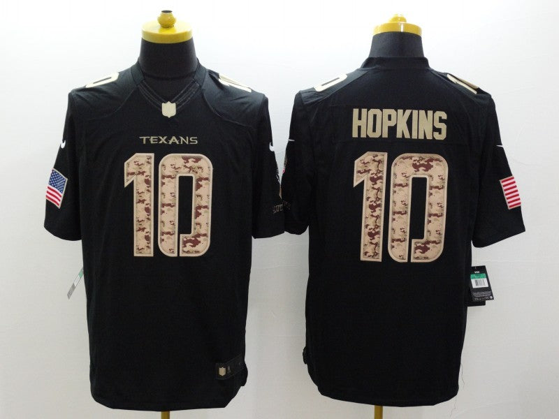 Men's Houston Texans DeAndre Hopkins #10 Black Player Jersey1