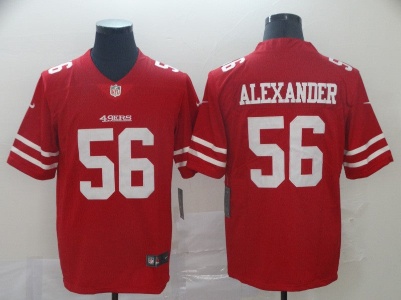 Men's San Francisco 49ers Kwon Alexander Red Game Jersey