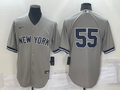 Men's New York Yankees Hideki Matsui Gray Replica Player Name Jersey