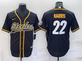 Men's Pittsburgh Steelers Najee Harris Black Vapor Limited Jersey
