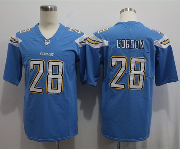 Men's Los Angeles Chargers Melvin Gordon III #28 Blue Game Jersey1