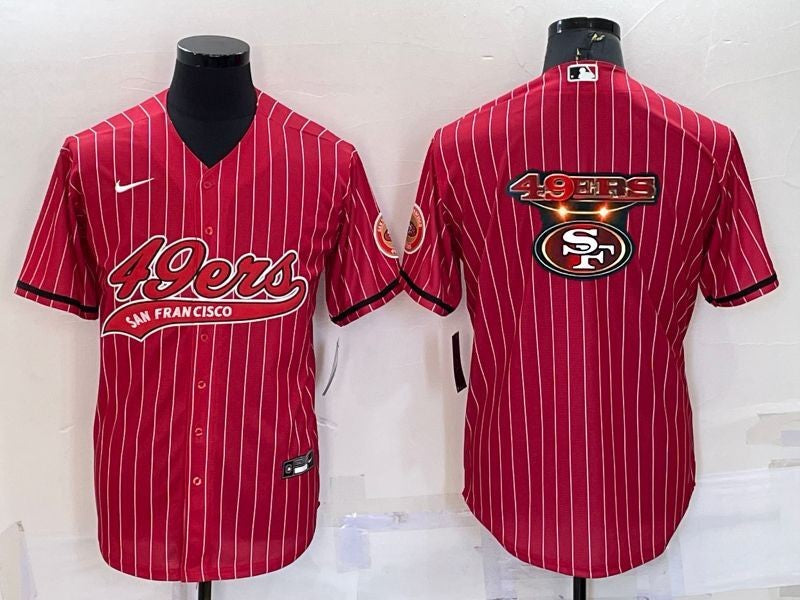 Men's San Francisco 49ers Red Player Jersey1