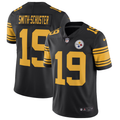 Men's Pittsburgh Steelers JuJu Smith-Schuster  Black Vapor Untouchable Color Rush Limited Player Jersey