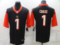 Men's Cincinnati Bengals Ja'Marr Chase Black Alternate Game Player Jersey
