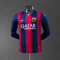 Barcelona 14/15 Home Long Sleeve Player Version Retro Jersey