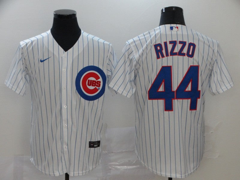 Men's Chicago Cubs Anthony Rizzo White Replica Baseball Jersey