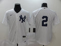 Men's New York Yankees Derek Jeter White Home Replica Player Name Jersey