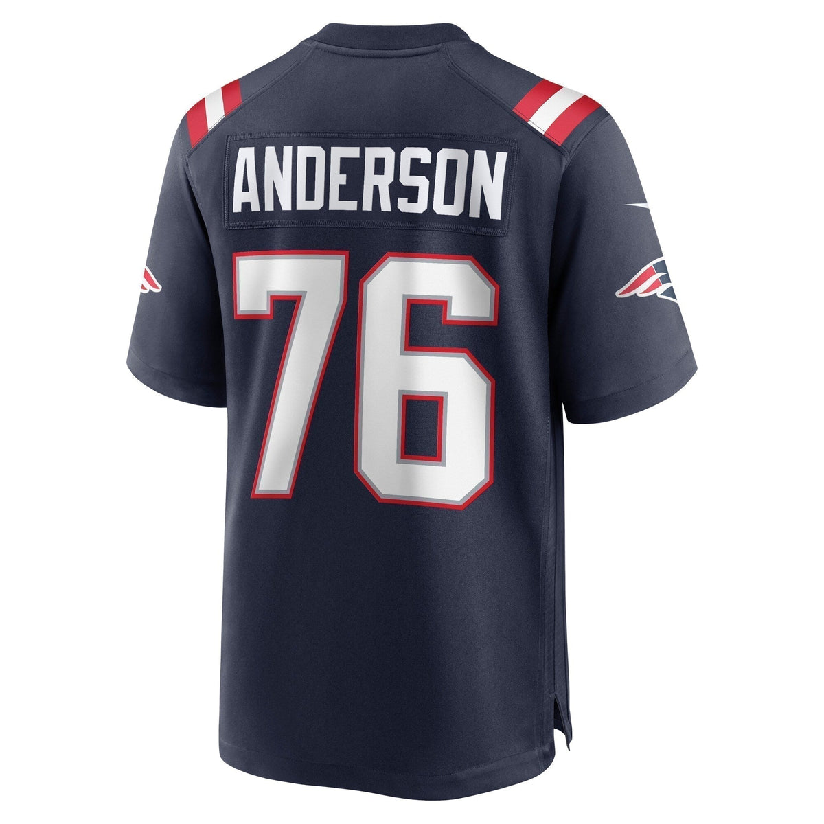 Calvin Anderson New England Patriots  Game Jersey - Navy