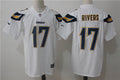 Men's Los Angeles Chargers Philip Rivers #17 White Game Jersey1