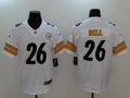 Men's Pittsburgh Steelers LeVeon Bell White Game Jersey