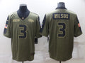 Men's Denver Broncos Russell Wilson Brown Game Jersey