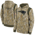 Men's New England Patriots  2021 Salute to Service Hoodie1 Camouflage