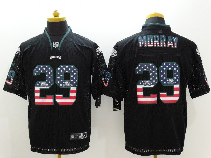 Men's Philadelphia Eagles DeMarco Murray #29 Black Game Jersey1