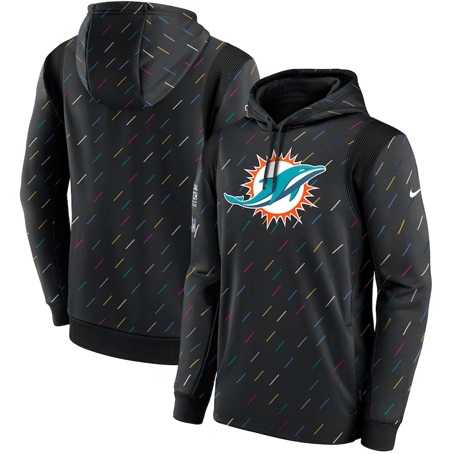 Men's Miami Dolphins  2021 Salute to Service Hoodie1 Black