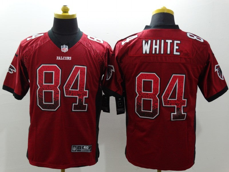 Men's Atlanta Falcons Roddy White #84 Red Game Jersey1