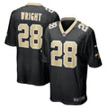 Rejzohn Wright New Orleans Saints   Game Jersey -  Black