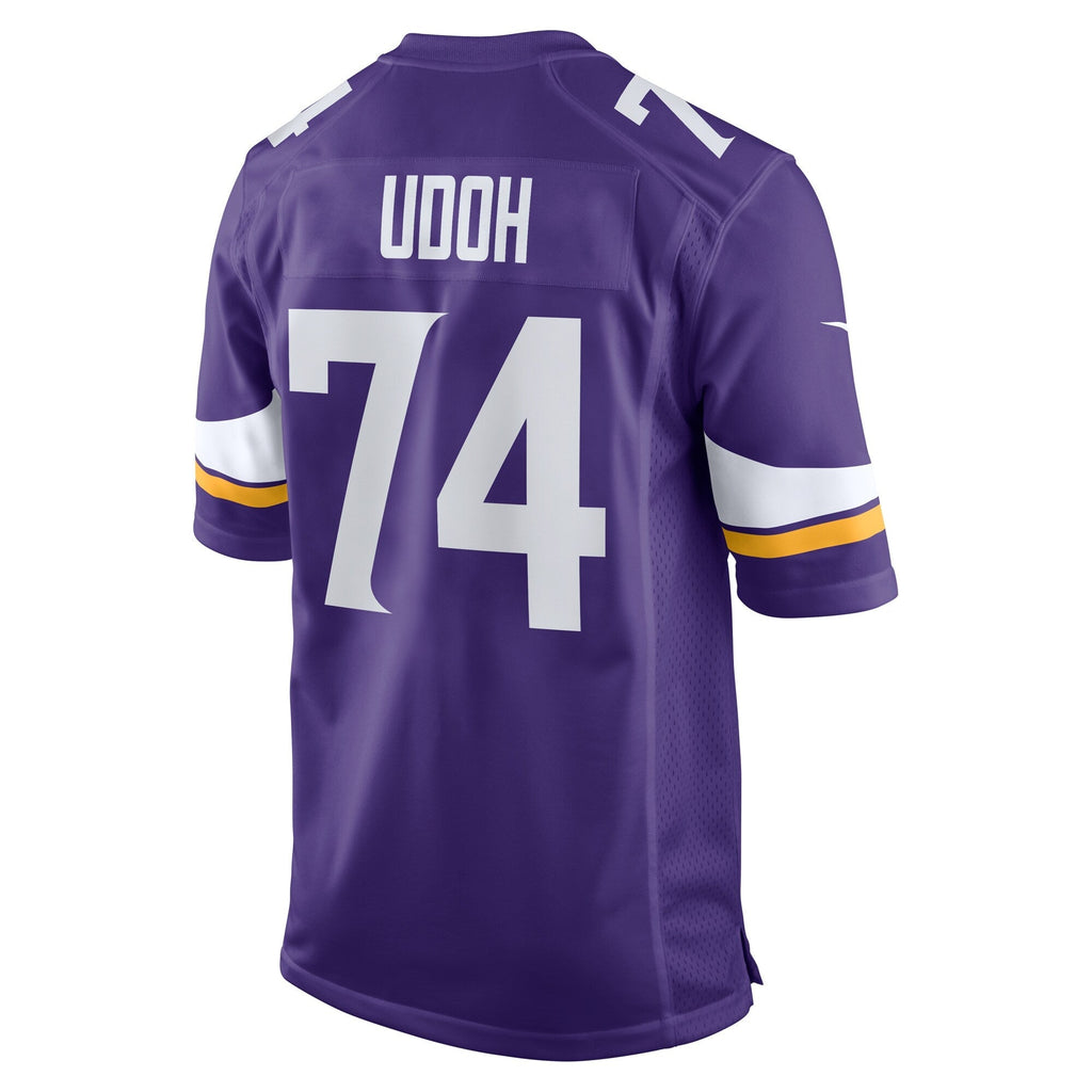 Oli Udoh Minnesota Vikings  Game Jersey - Purple