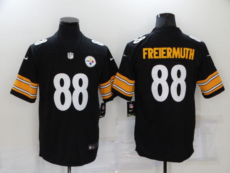 Men's Pittsburgh Steelers Pat Freiermuth Black Game Jersey