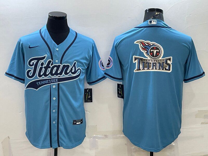 Men's Tennessee Titans Light Blue Fashion Jersey1