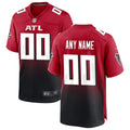 Atlanta Falcons  Alternate Custom Game Jersey - Red
