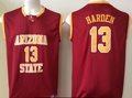 Men's Arizona State Sun Devils James Harden Maroon Player Game Jersey