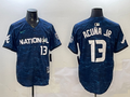 Men's National League Ronald Acuna Jr. Navy 2023  All-Star Game Limited Player Jersey