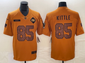 Men's San Francisco 49ers George Kittle Brown 2023 Salute To Service Limited Jersey