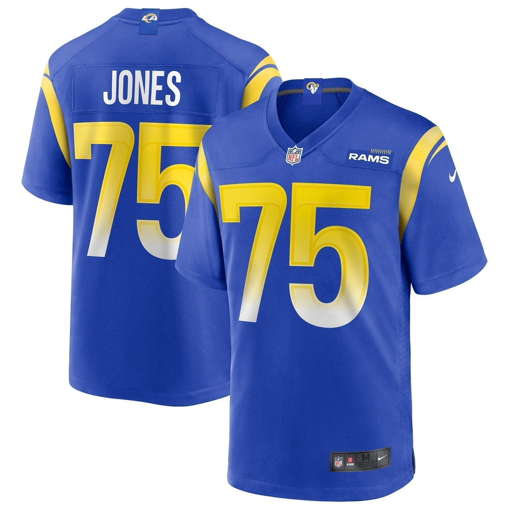 Deacon Jones Los Angeles Rams  Game Retired   Jersey - Royal