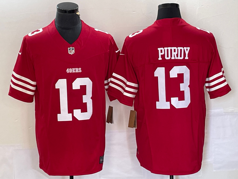 Men's San Francisco 49ers Brock Purdy Scarlet Vapor F.U.S.E. Limited Jersey