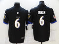 Men's Baltimore Ravens Patrick Queen Black Game Jersey