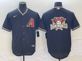 Men's Arizona Diamondbacks Black Replica Team Jersey1