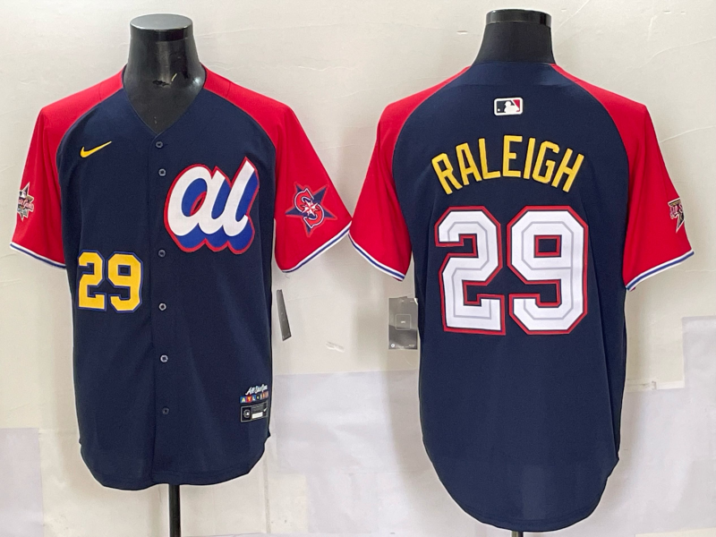 Men's American League Cal Raleigh Navy 2025 All-Star Edition Game Jersey