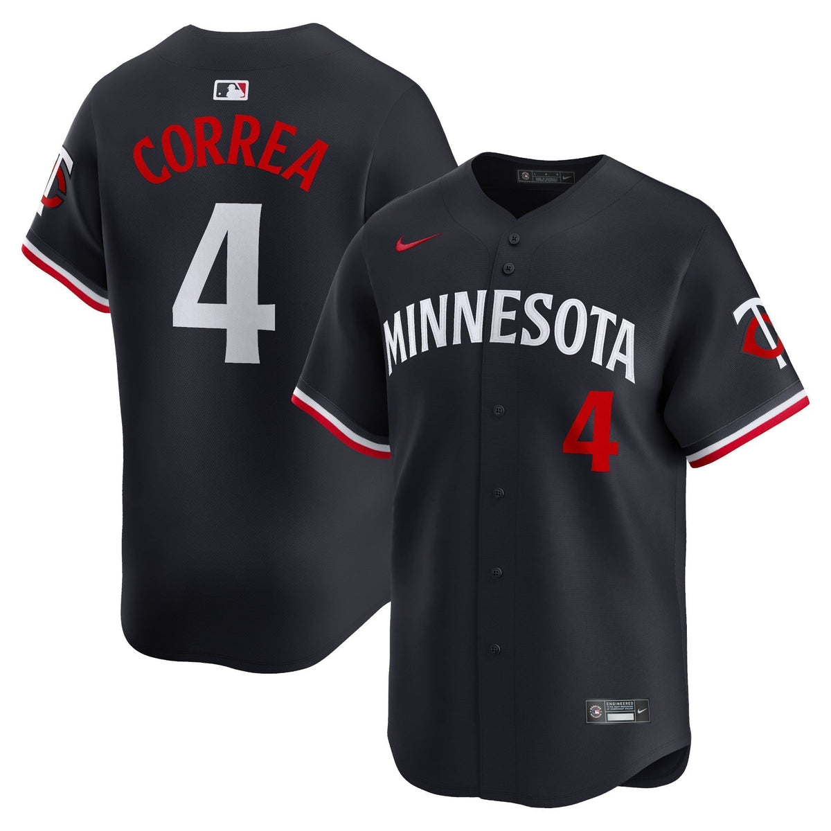 Carlos Correa Minnesota Twins Alternate Jersey - Navy