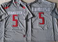Men's Texas Longhorns Patrick Mahomes Gray Replica Team Jersey