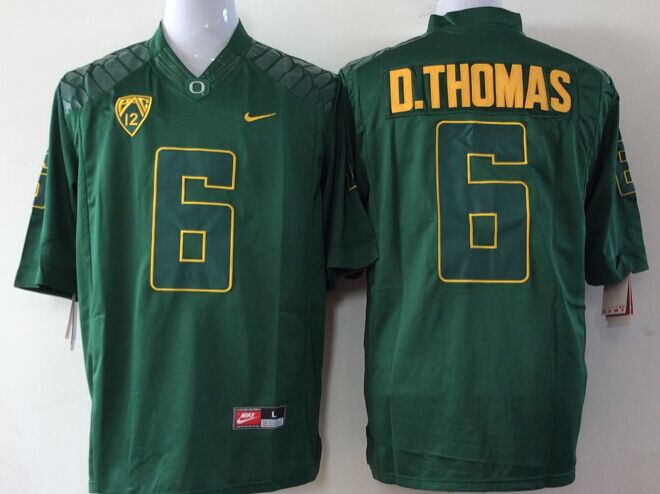 Men's Oregon Ducks De'Anthony Thomas Green Player Game Jersey