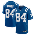 Men's Indianapolis Colts Tyler Warren  Royal 2025  Draft First Round Pick Game Jersey
