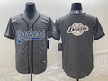 Men's Los Angeles Dodgers Gray Joint Edition Player Jersey1