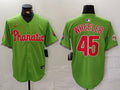 Men's Philadelphia Phillies Zack Wheeler Green Limited Player Jersey