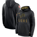 Men's Detroit Lions 2020 Salute to Service Hoodie Black