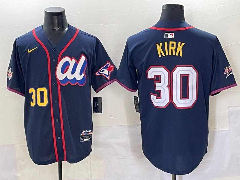 Men's American League Alejandro Kirk #30 Navy 2025 All-Star Edition Limited Player Jersey