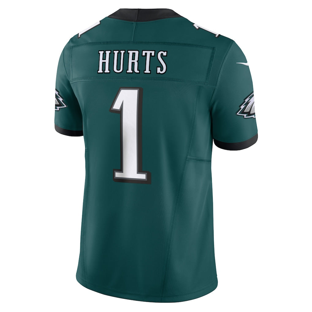 P.Eagles #1 Jalen Hurts Midnight Green Vapor F.U.S.E. Limited Jersey