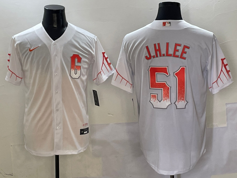 Men's San Francisco Giants Jung Hoo Lee White City Connect Limited Jersey