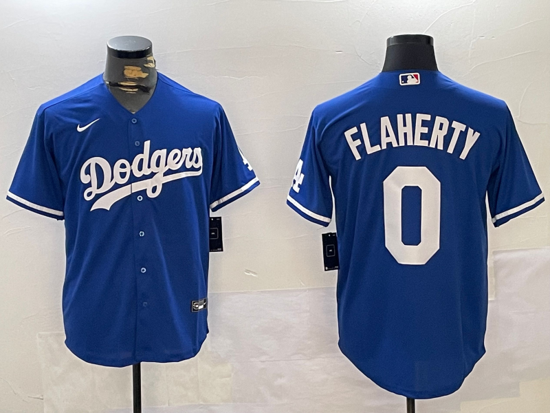 Men's Los Angeles Dodgers Jack Flaherty Royal Alternate Replica Player Jersey