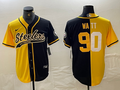 Men's Pittsburgh Steelers T.J. Watt Yellow/Black Game Jersey Joint Edition