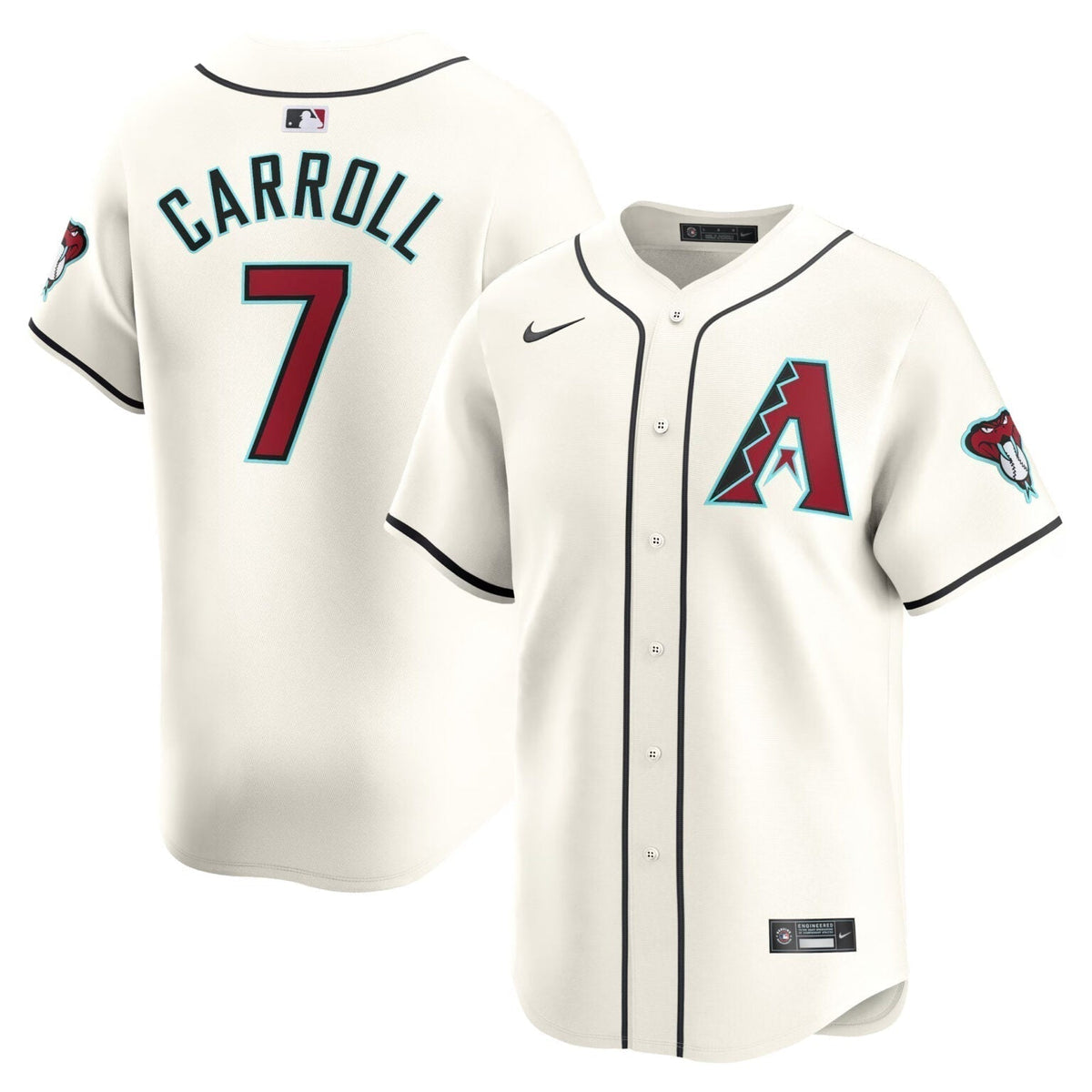 Corbin Carroll Arizona Diamondbacks Home Limited Jersey  Cream